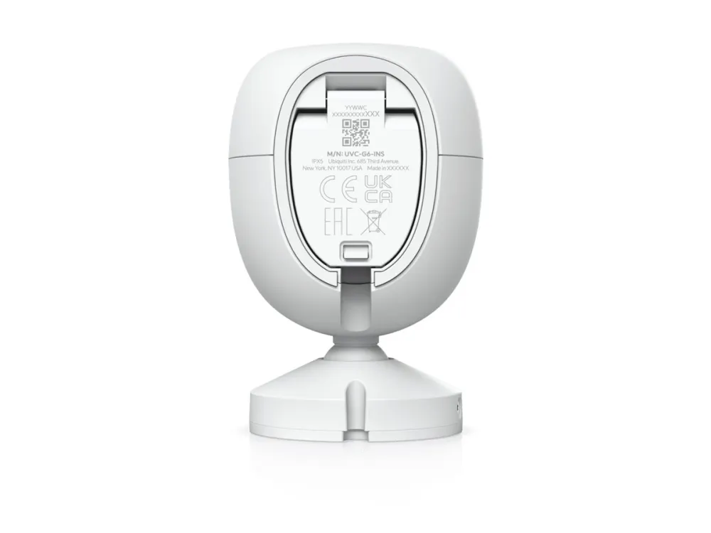 Ubiquiti UniFi G6 Instant - Netværksovervågningskamera - hærværkssikret / vejrbestandig - farve - 8 MP - 3840 x 2160 - 4K - fast brændvidde - audio - trådløs - WiFi - Bluetooth - DC 5 V