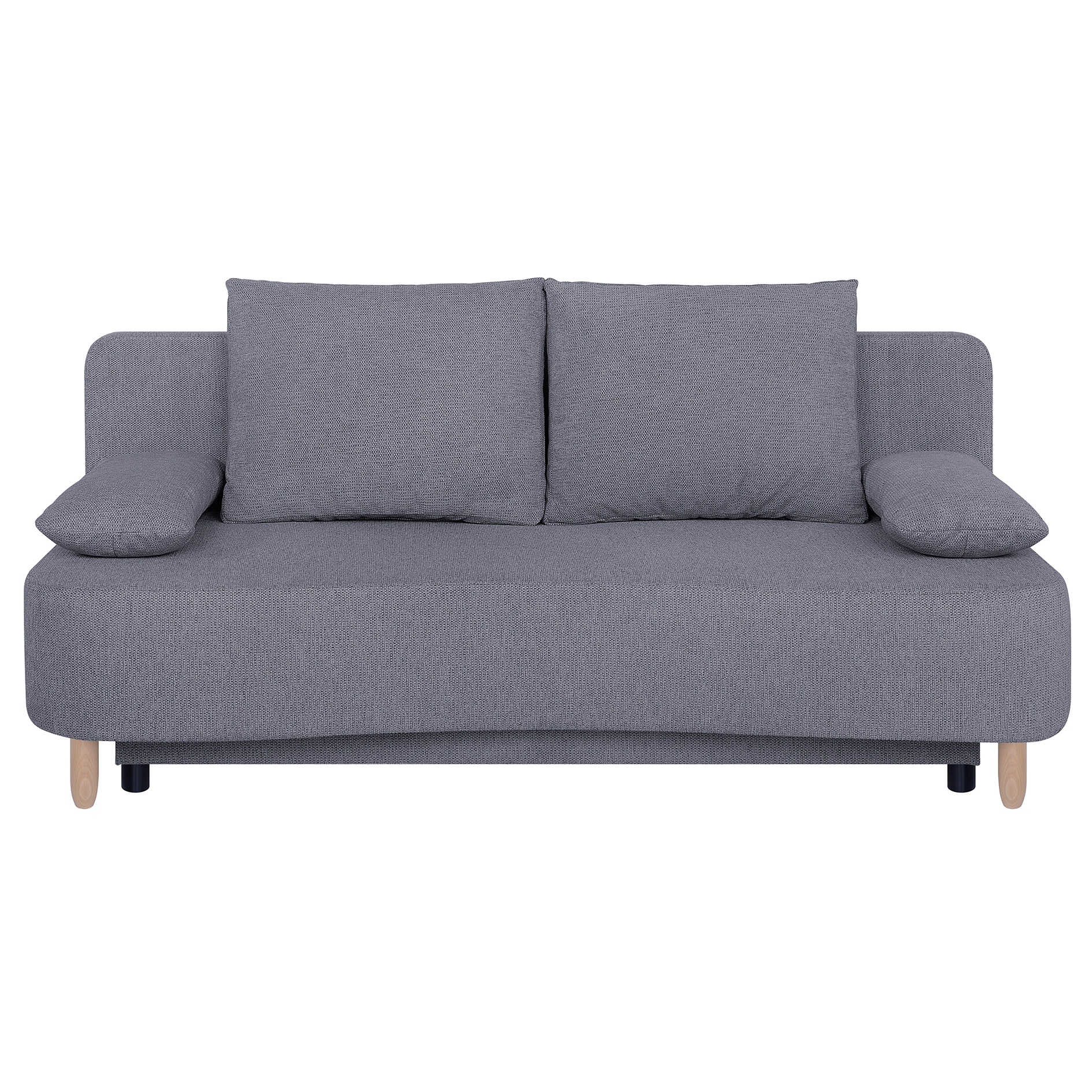 Schlafsofa - mocca - Federkern - Staukasten