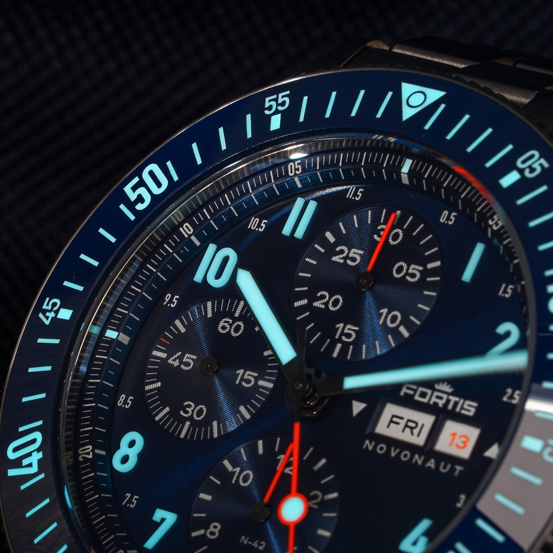 Fortis Novonaut N-42 Cobalt Blue