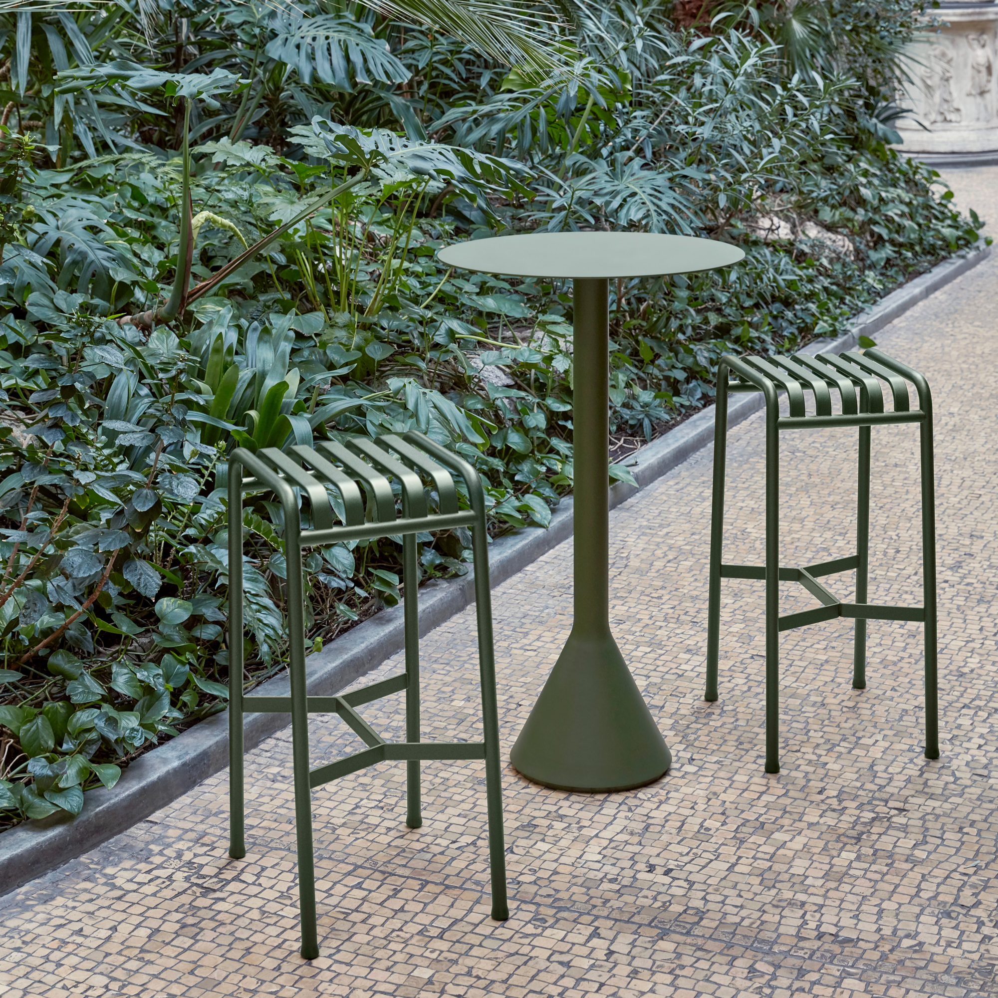 Barkruk Palissade olive