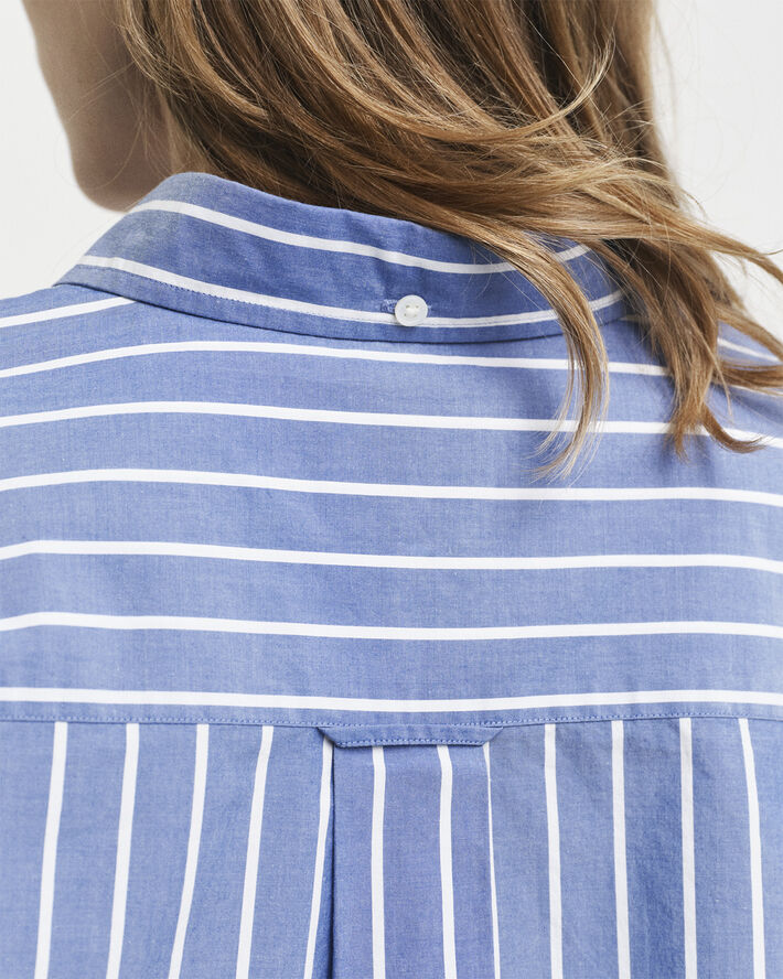 Gant REL HERITAGE POPLIN STRIPE SHIRT Lapis blue