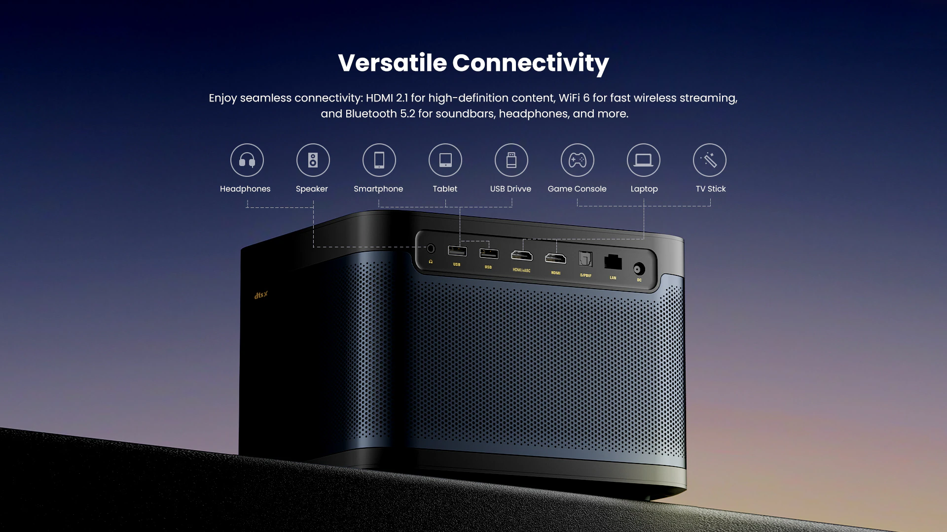Dangbei Mars Pro 2 Laser Projector Bundle (Stand)