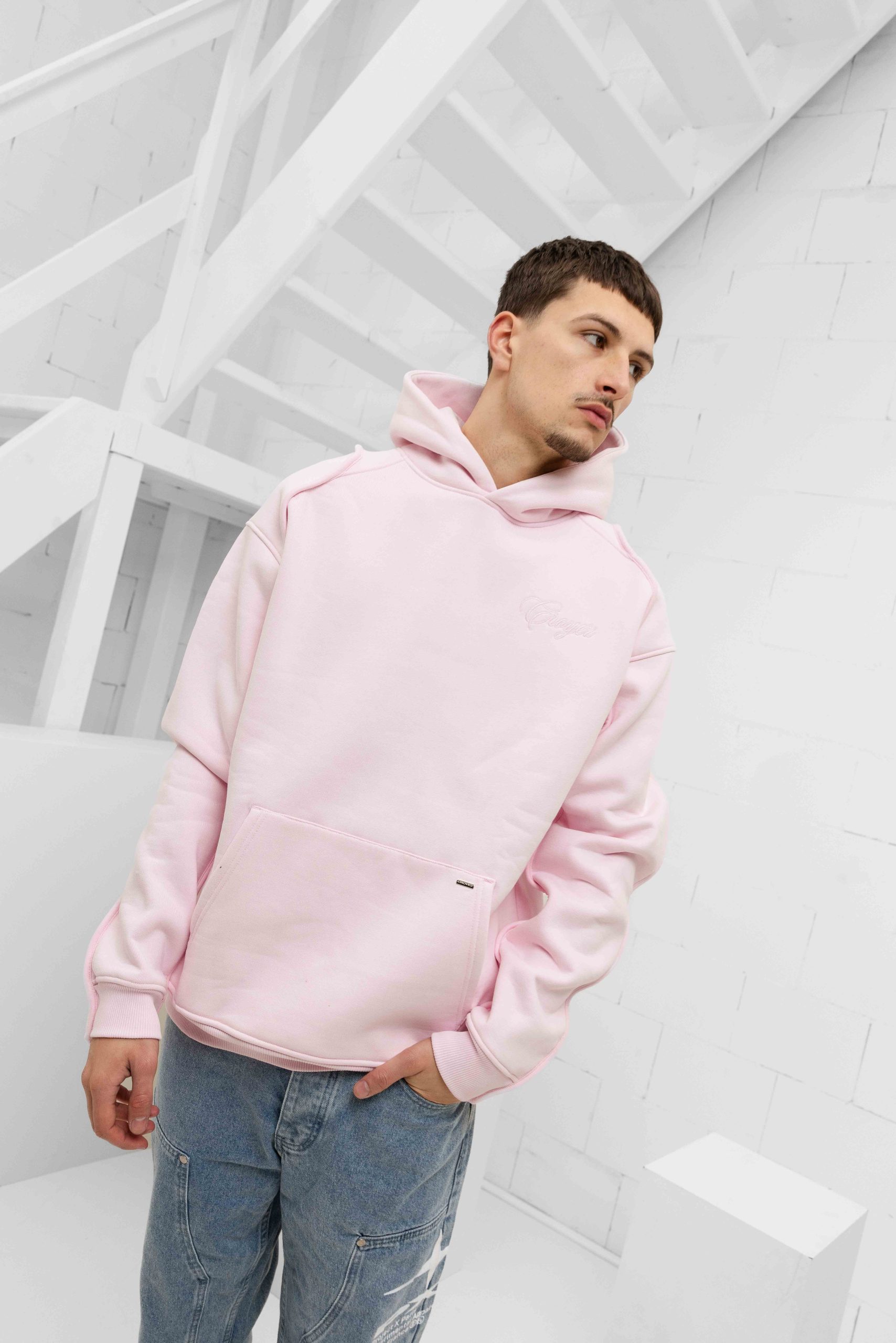 Croyez Camargue Hoodie Heren Roze