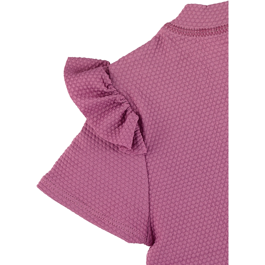Sterntaler Kurzarm-Schwimmshirt Beere purpur