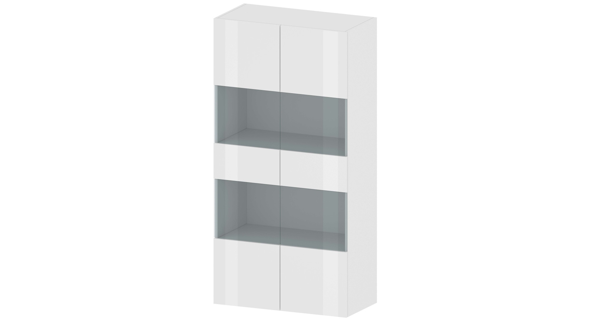 INOSIGN Vitrine »Egypt« 2 Glastüren, Front Hochglanz lackiert, Korpus matt
