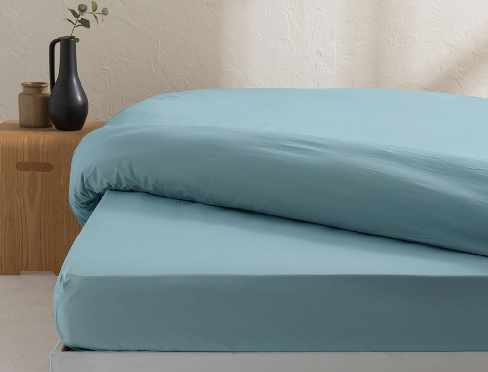 Pack 2 draps-housses-Percale