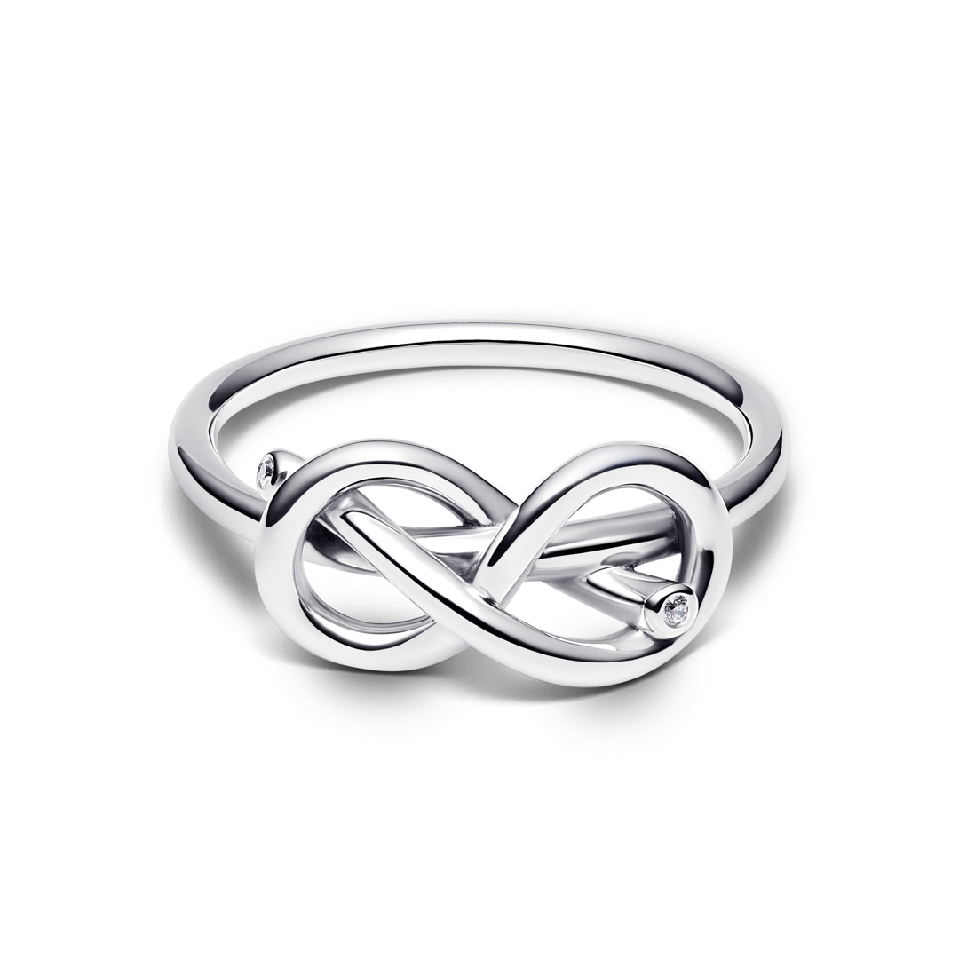 Pandora Moments Unendlichkeitsknoten Ring 925 Silber
