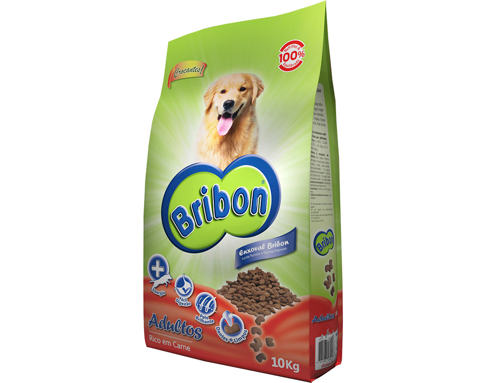 RAÇÃO PARA CÃO BRIBON ADULTO 10KG