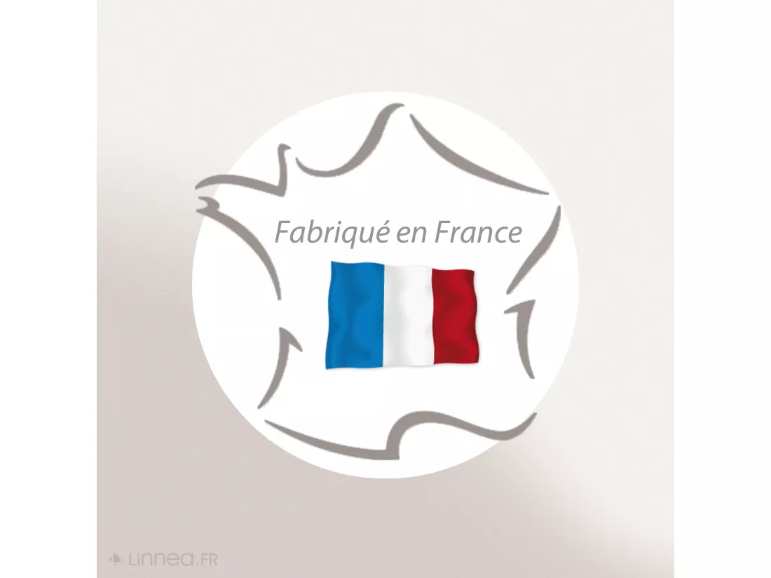 Drap plat uni 240x310 cm coton ALTO Calcium