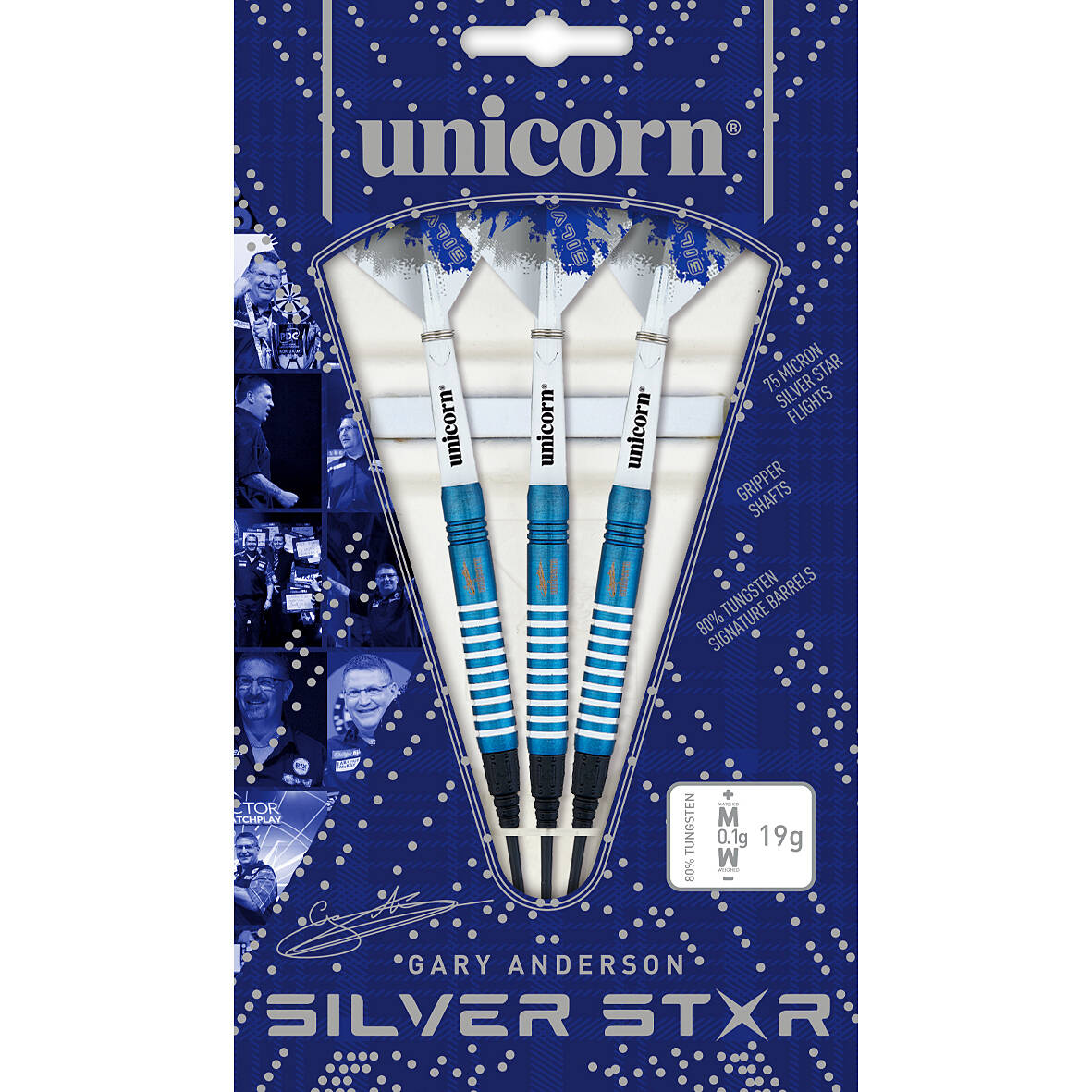 Unicorn - Gary Anderson Silverstar - Softdart
