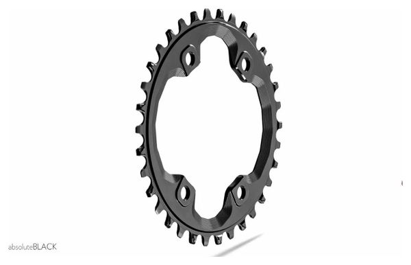 Plateau Narrow Wide AbsoluteBlack 96BCD Round Premium Chainring pour Transmission Shimano XT8000 / SLX M7000 / M5100 / MT700