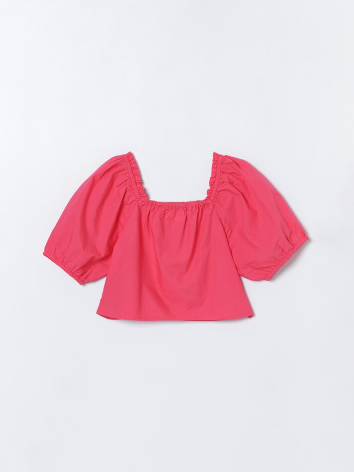 Blusa de popeline - Morango