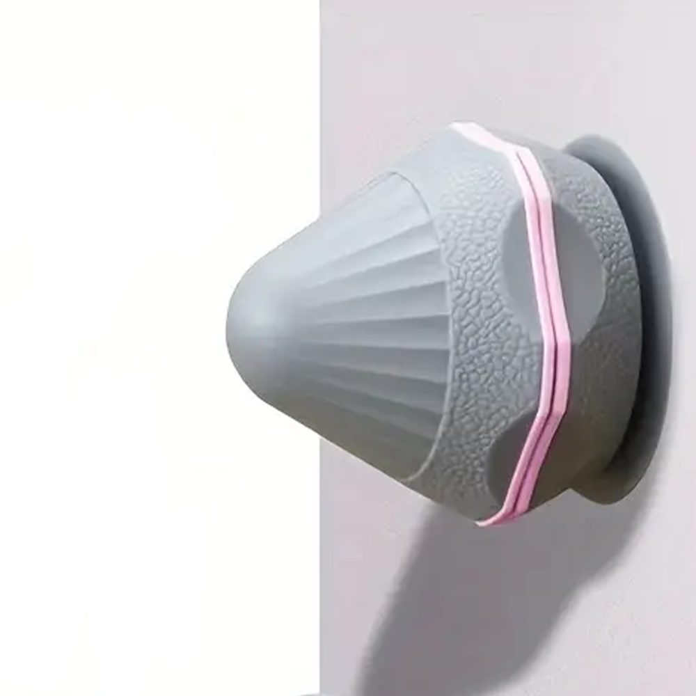 Triggerpunkt Massage Tool Muskel Selbstmassage Gerät mit Saugnapf für Rücken / Arme / Füsse - Grau / Rosa