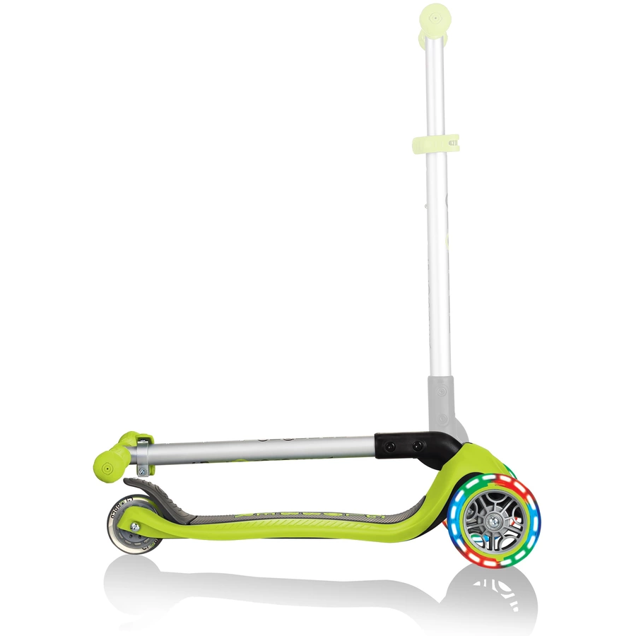 Globber Scooter Primo Foldable mit Leuchtrollen, grün