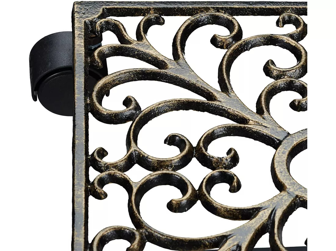 Porte-plantes à roulettes carré 27.5 x 27.5 x 7.5 cm 13_0002225_2