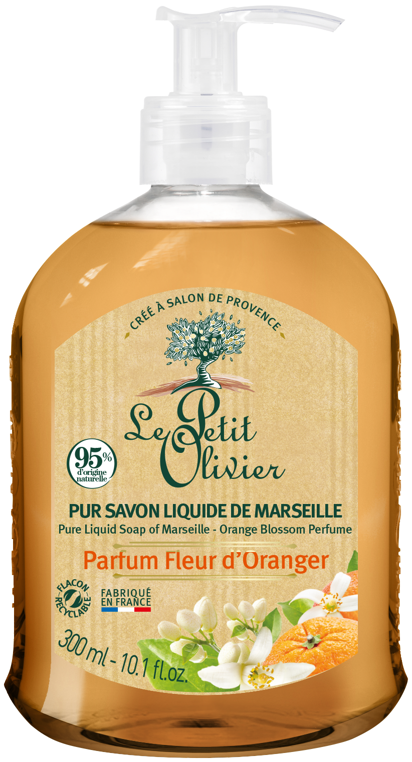 LE PETIT OLIVIER savon liquide<br>300 ml, fleur d'oranger