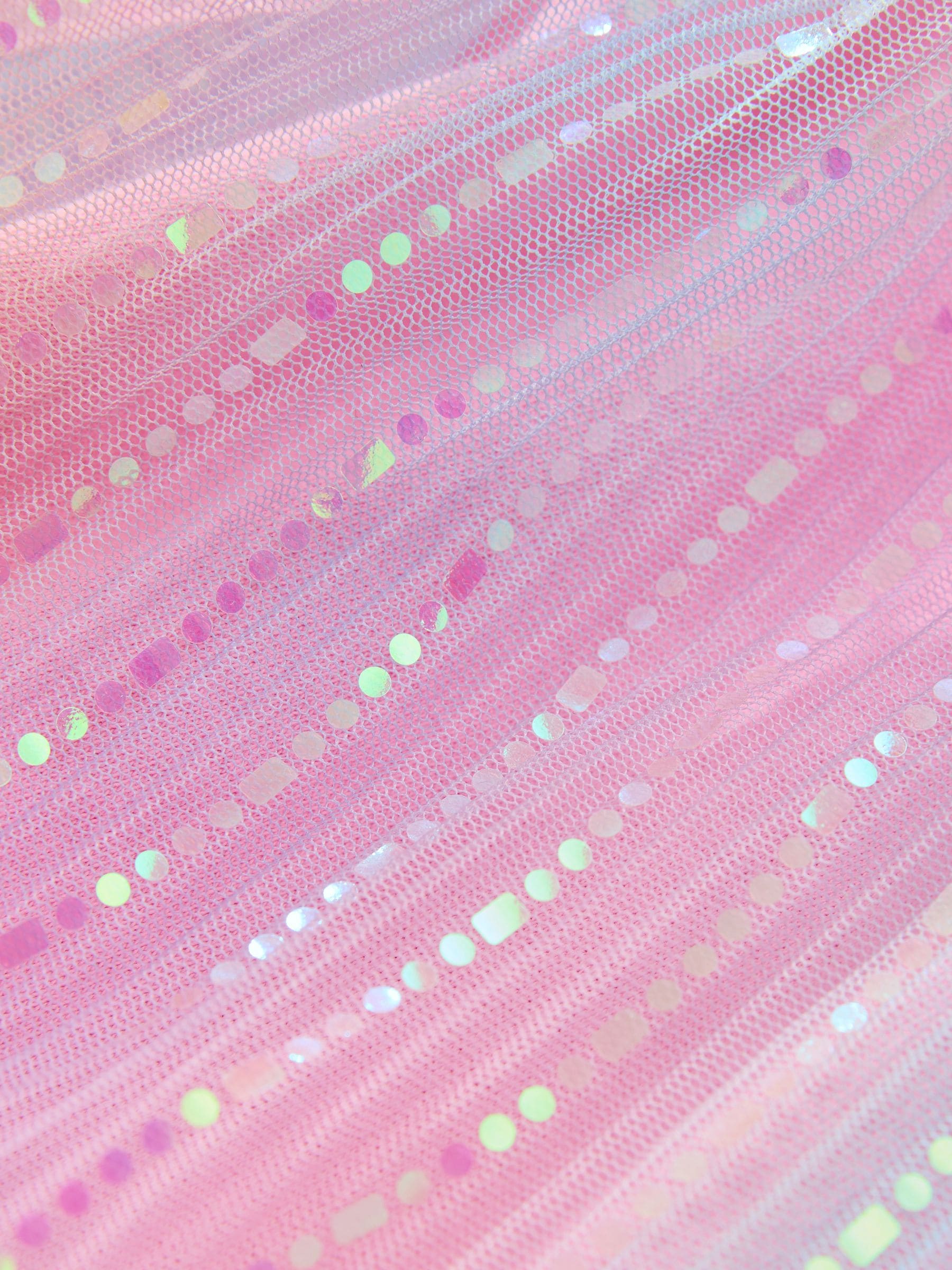 Pink Rainbow Sparkle - Rok met elastische taille (3-16jr)