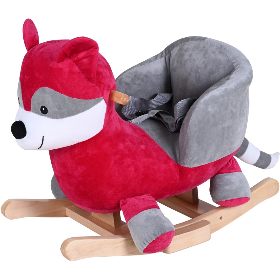 knorr toys® Schaukeltier Waschbär rot