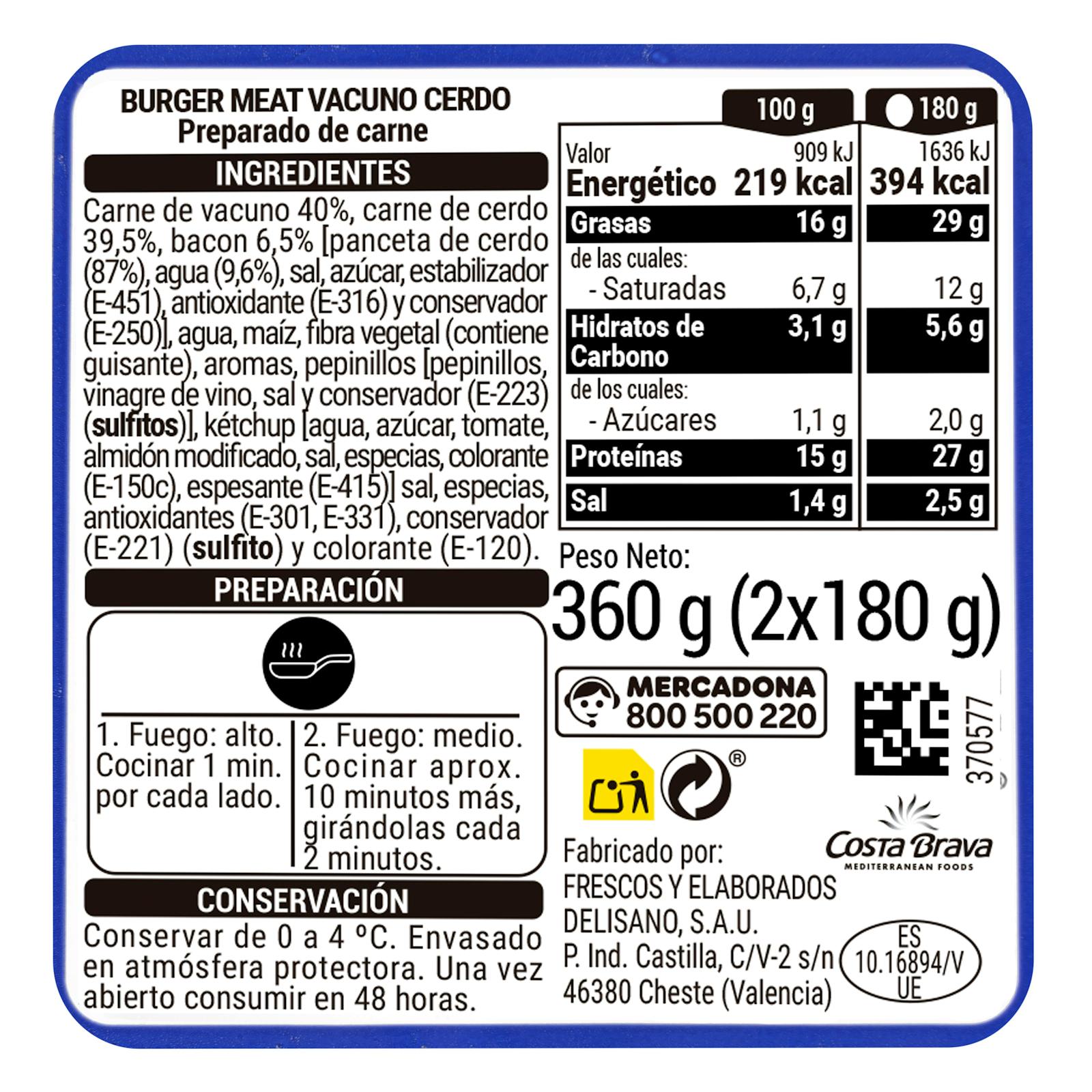 Burger américain épais