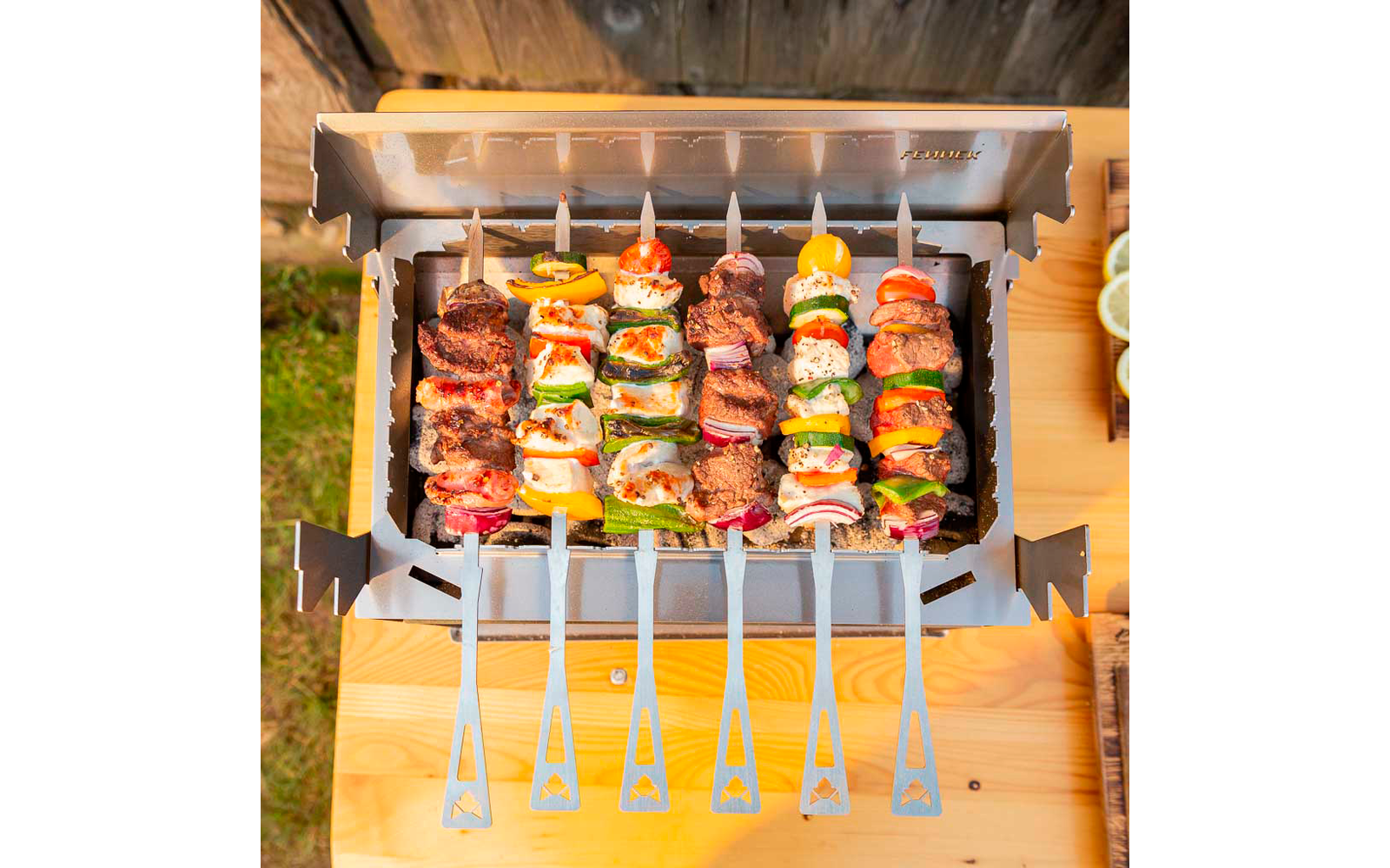 Fennek Grillspießhalter Set für Fennek 2.0 Grill