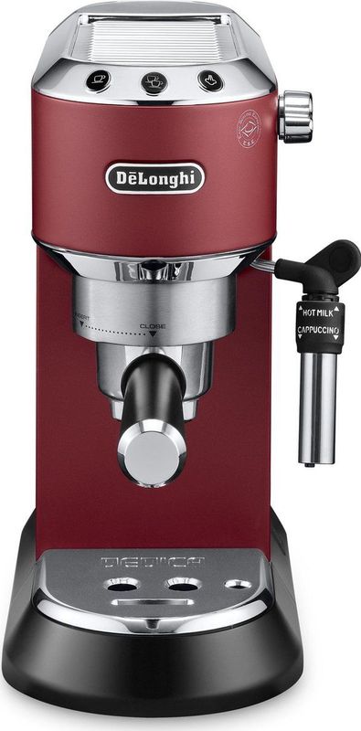 De'Longhi - Dedica Style EC685.R - Pistonmachine - Rood - Metalen Behuizing