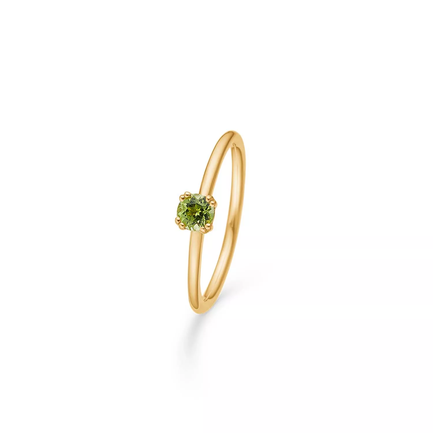 Mads Z Poetry Solitarie Peridot Ring 14 kt. Guld 1546053