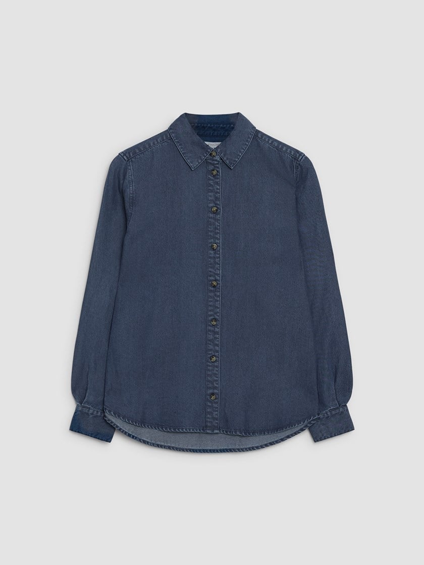Aida skjorte Dark Denim
