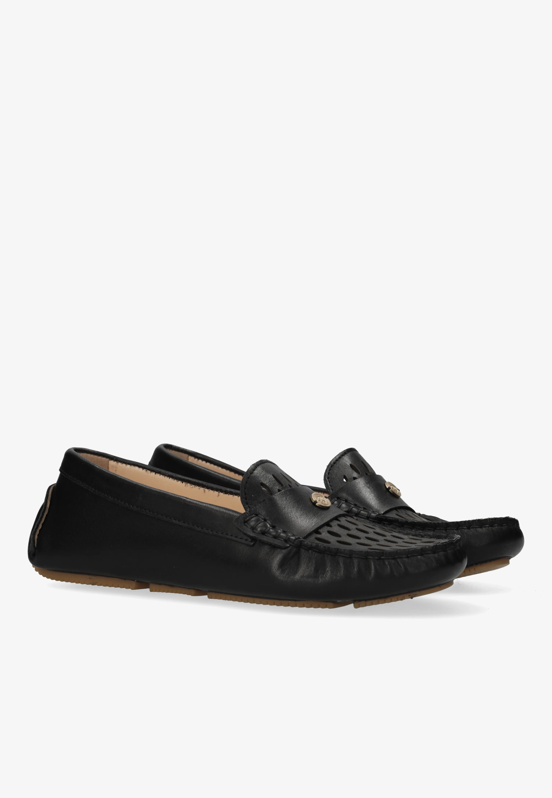 BILLY PERF MOCASSIN Nappa Black