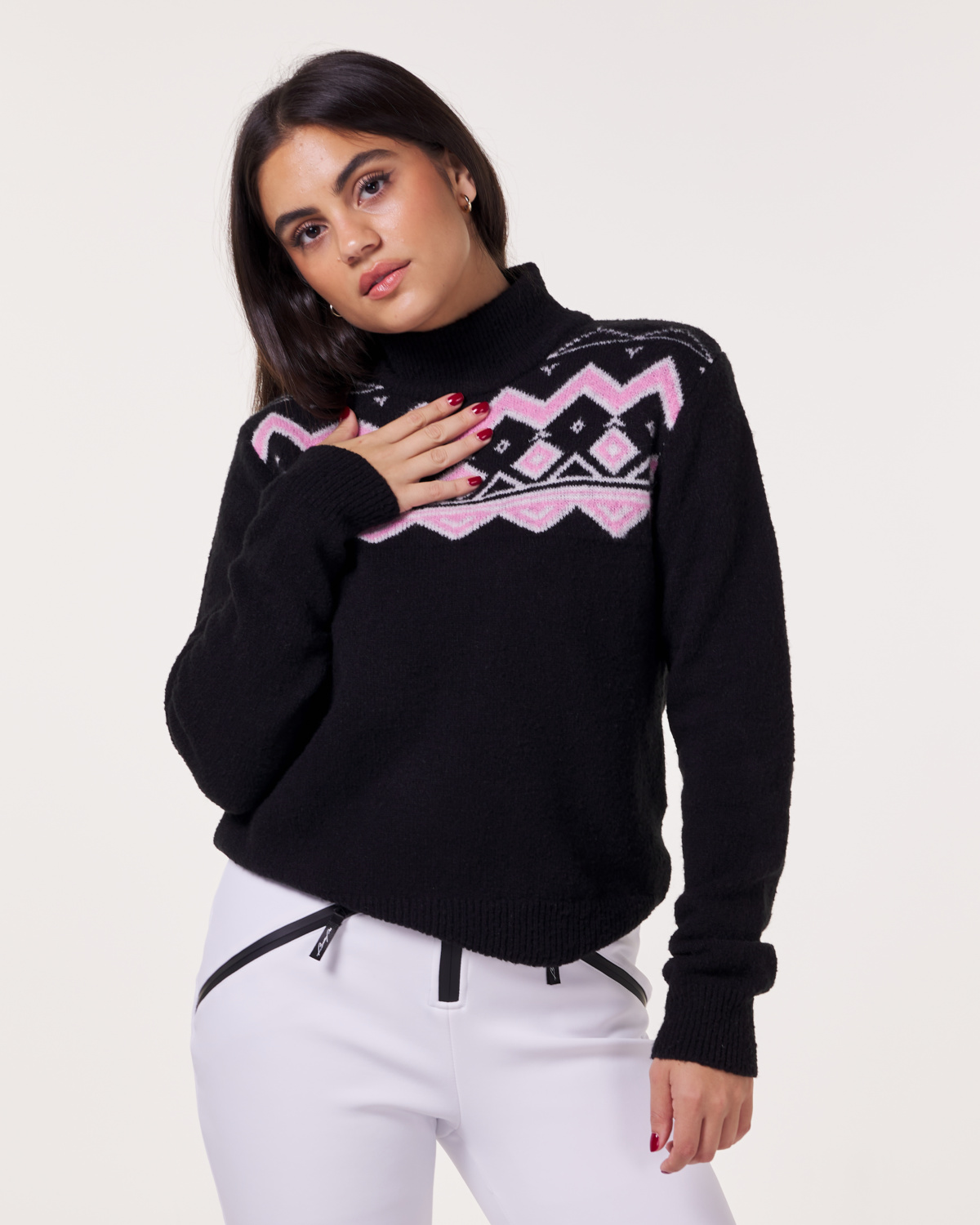 Bumpro Aspen Sweater Black\Pink