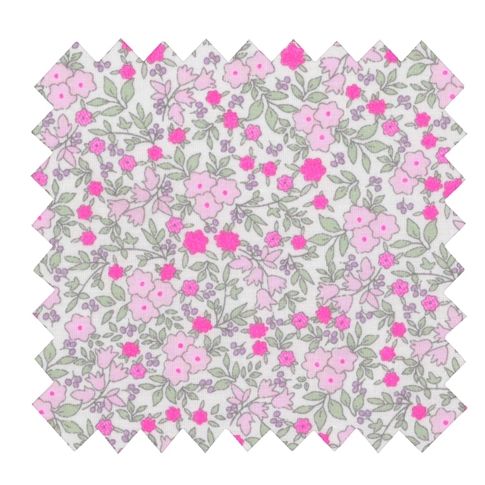 Tissu Coton Au Mètre Serenade Fluo