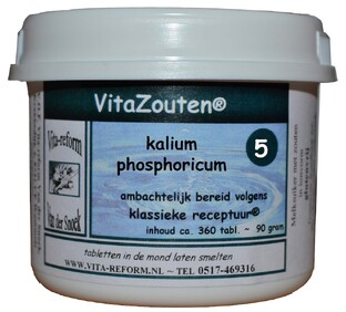 Vita Reform Van der Snoek Vitazouten Nr. 5 Kalium Phosphoricum 360TB