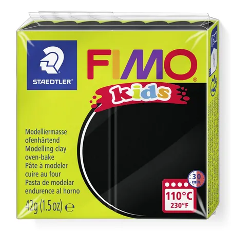 STAEDTLER® FIMO® kids Modelliermasse schwarz, 42g