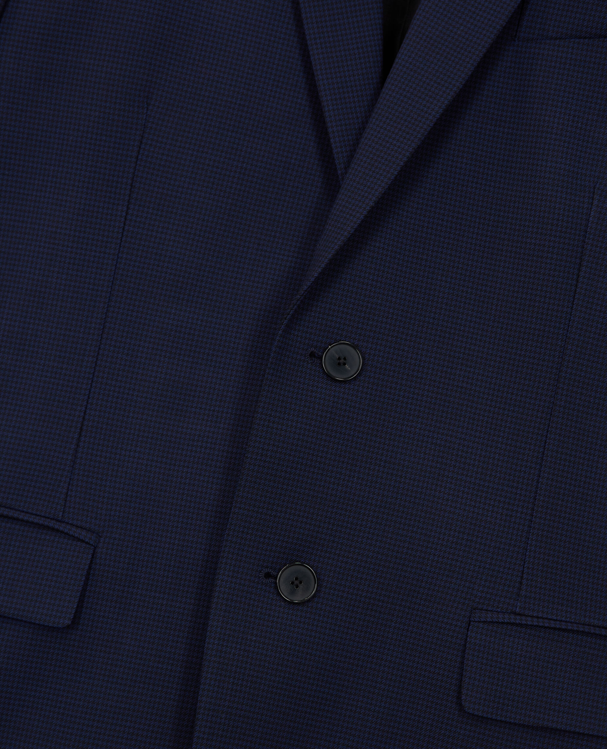 Veste de costume en laine pied-de-poule