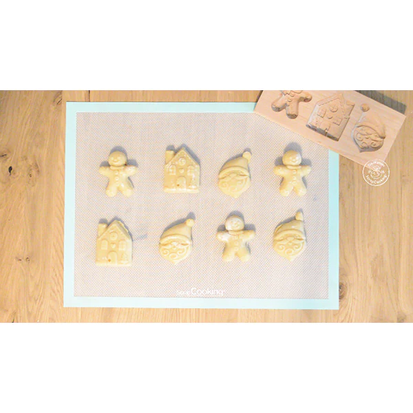 Moule bois biscuits fourrés Noël Scrapcooking