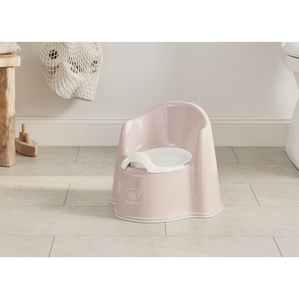 Køb BabyBjörn Pink/White Pottestol
