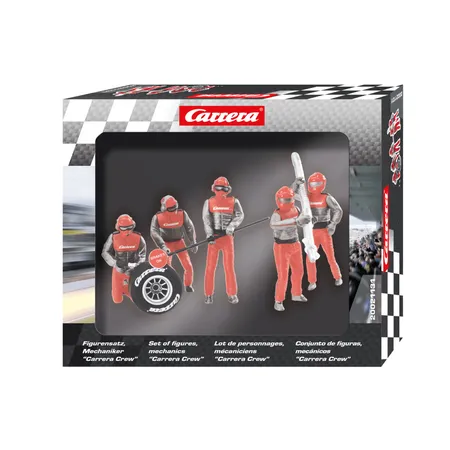Carrera Digital 124, Digital 132 und EVOLUTION Figurensatz Mechaniker, Carrera Crew rot