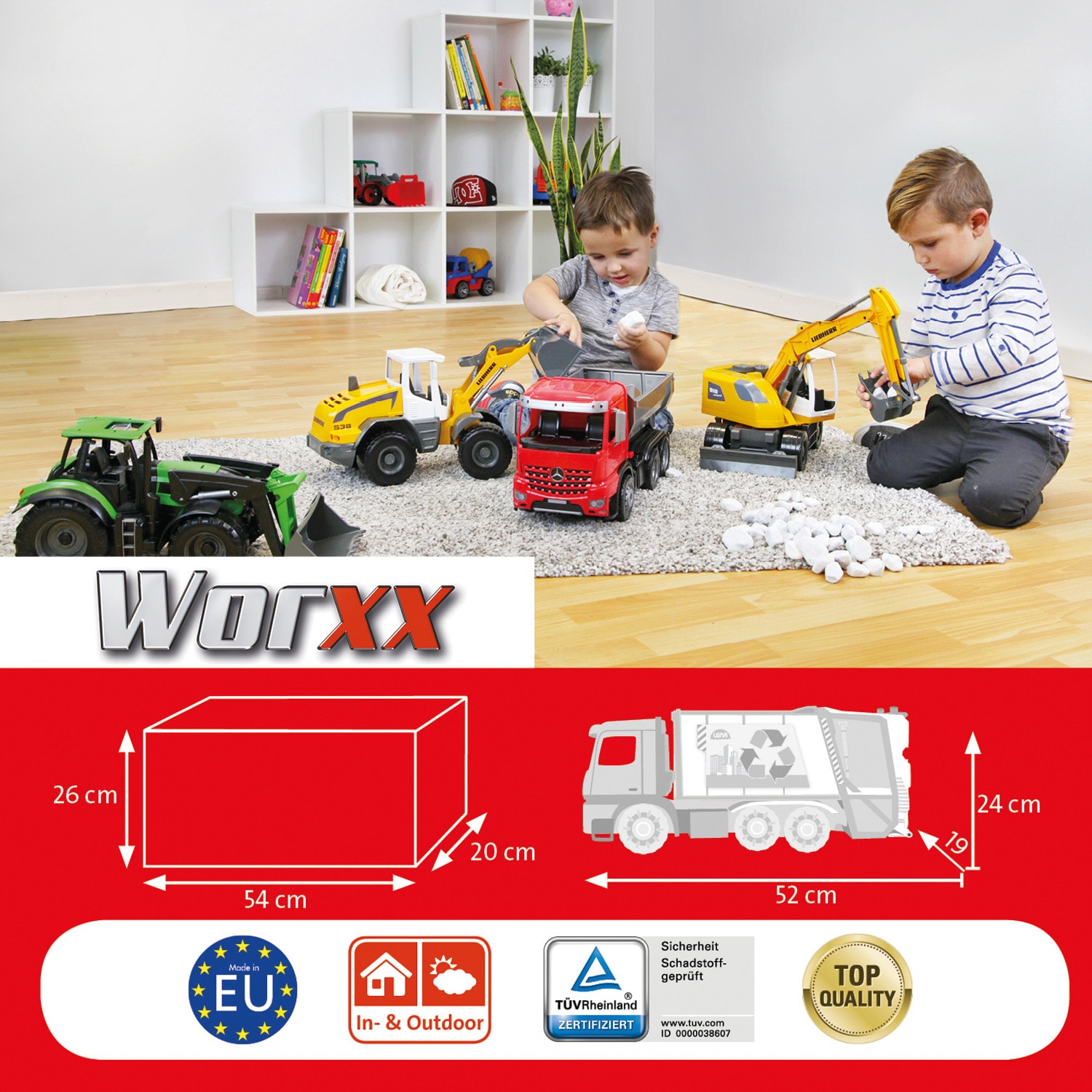 WORXX Müllwagen Arocs