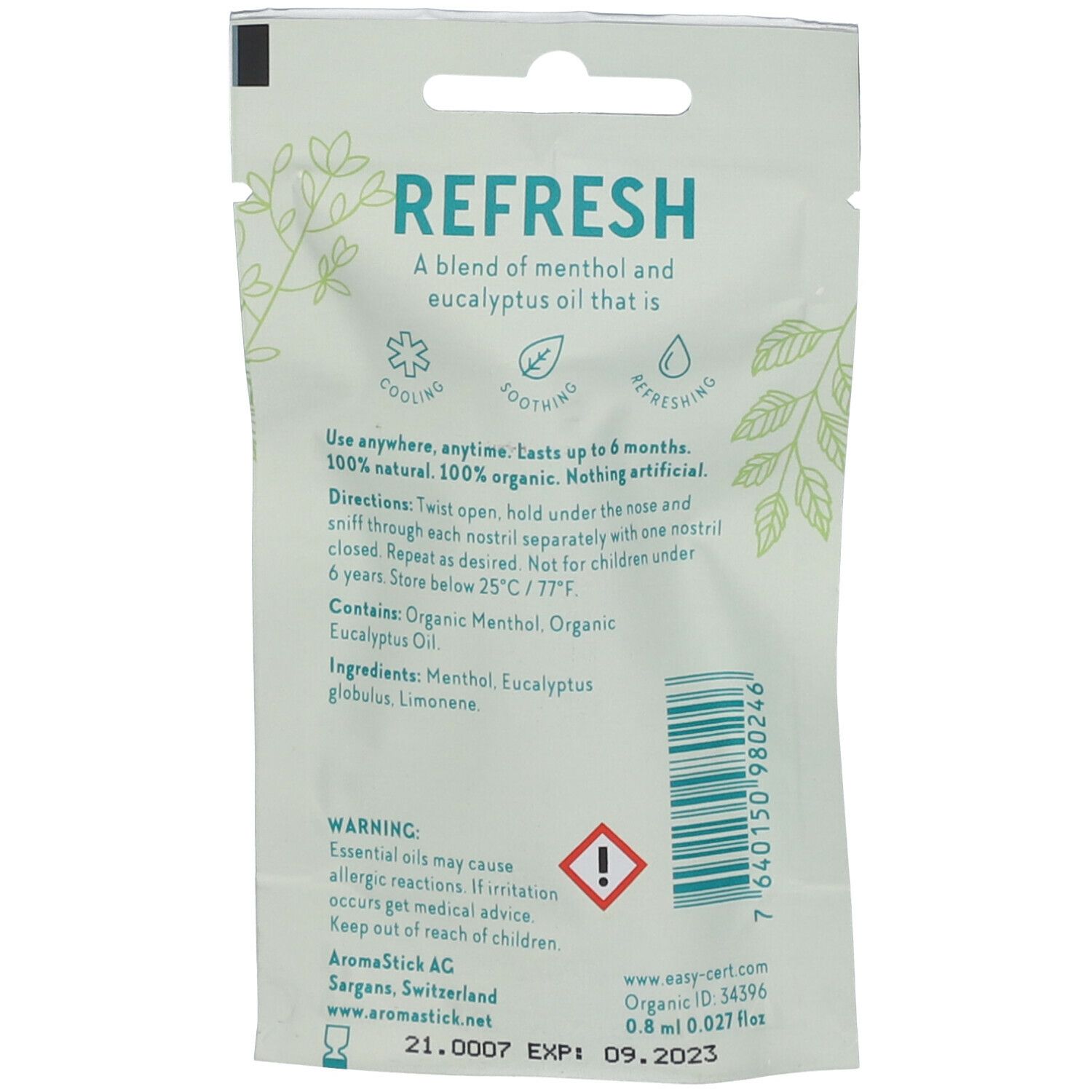 AROMASTICK RIECHSTIFT REFRESH