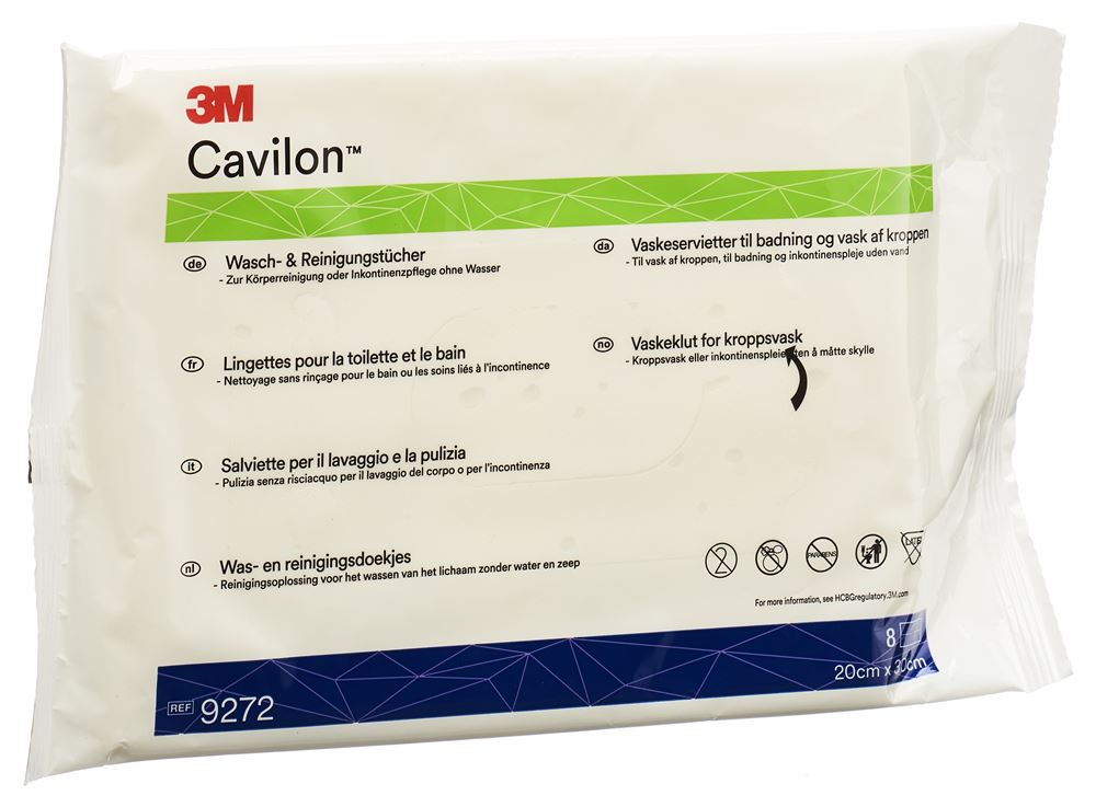 CAVILON Wasch- & Reinigungstücher 2-in-1 8 Stk
