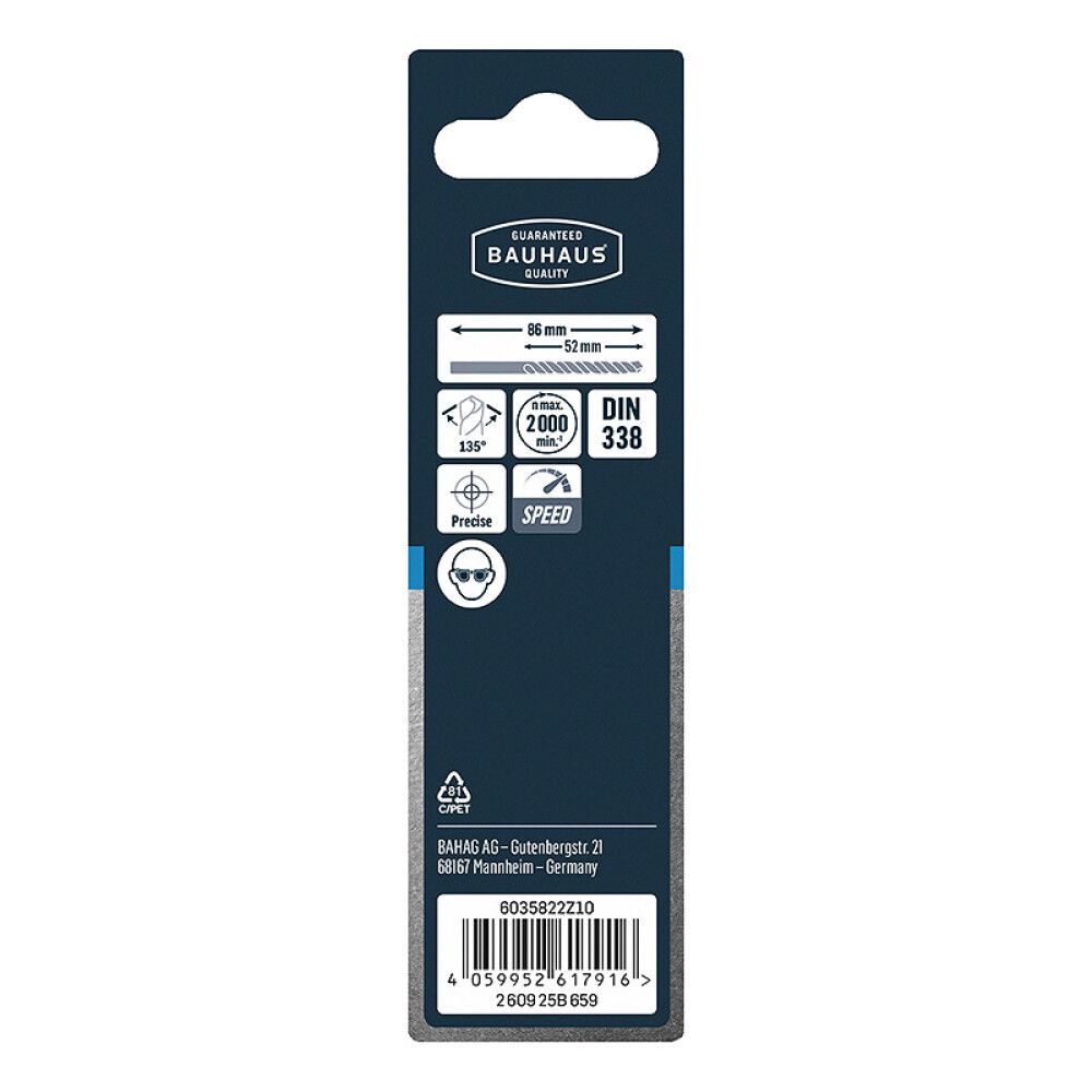 BOR CRAFTOMAT HSS-SPEED 5,1MM
