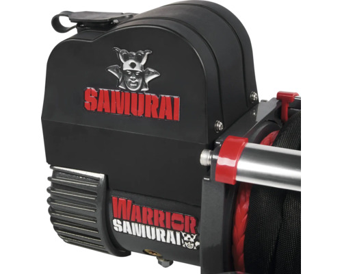 Warrior Samurai Gen2 12000LB / 5,4 t 12V elektrische lier met synthetisch touw