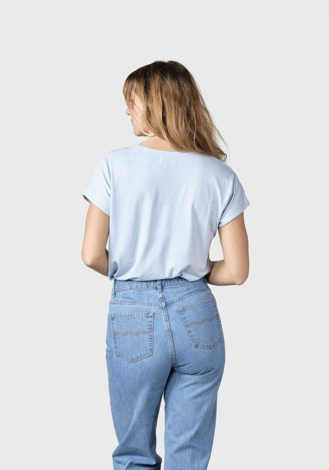 Klitmøller Collective T-Shirt Sigrid Tee Light Blue