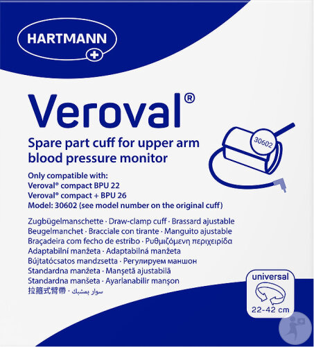 Hartmann Veroval Compact (+) Brassard BPU22+BPU26 1 Pièce