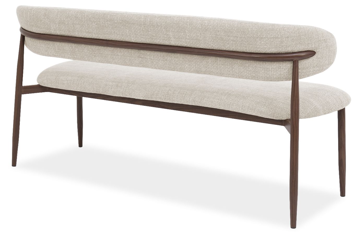 Eetbank Beige Walnut Kumo