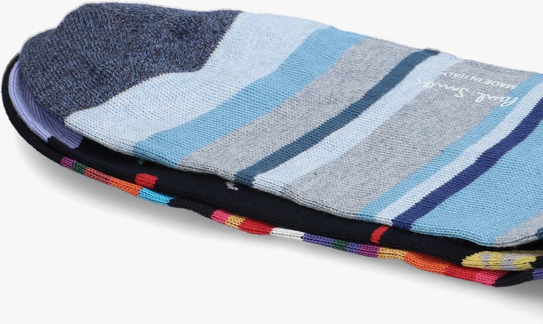 PAUL SMITH blauwe paul smith sokken men sock pack navy mix