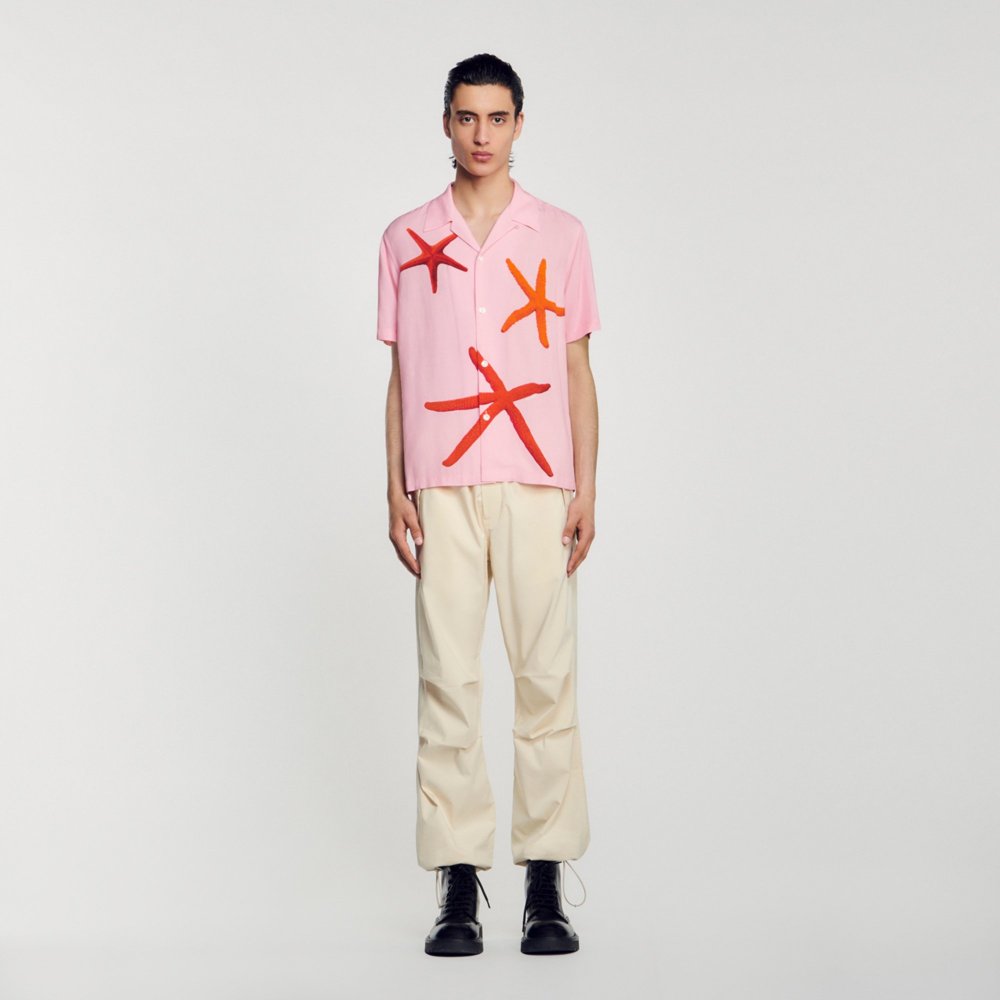 Chemise imprime etoiles de mer