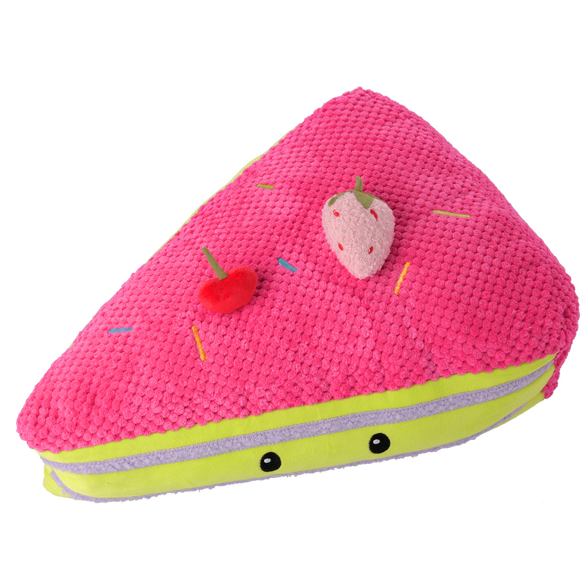 Topolino Figurenkissen Kuschen mit Füllung pink / grün
