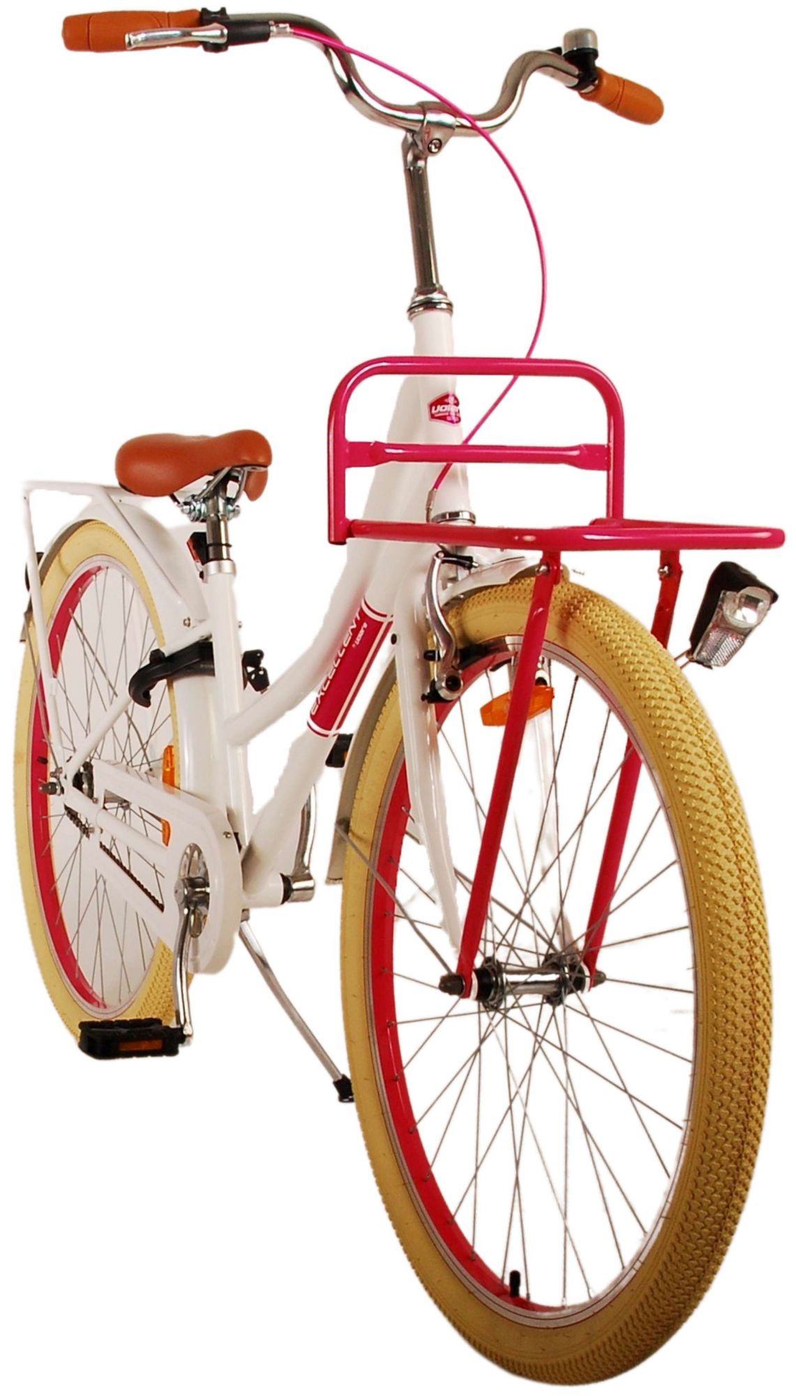 TPFSports Excellent Kinderfahrrad - Mädchen - 26 Zoll - Rücktritt + Handbremse - Grün