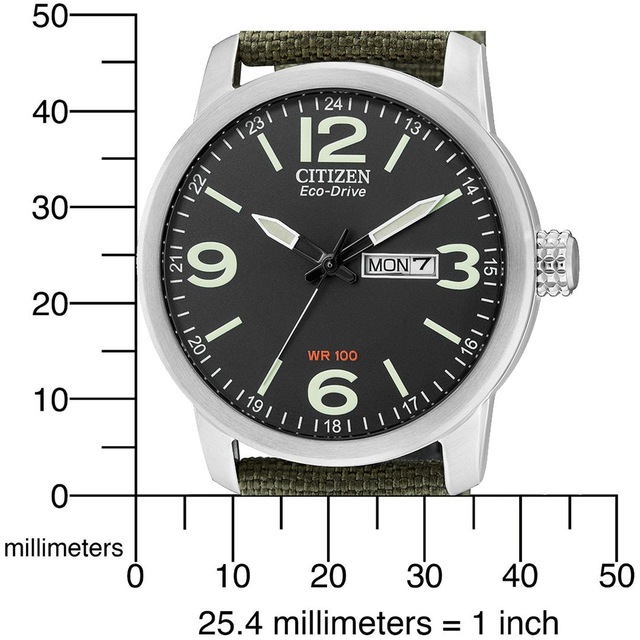 Citizen Solaruhr Armbanduhr, Herrenuhr, Datum, Textilarmband