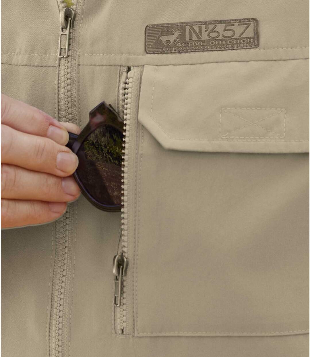 Gilet Reporter Multipoche Zippé